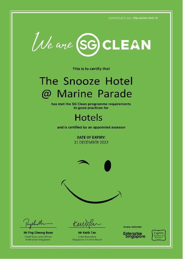The Snooze Hotel Marine Parade Сингапур Экстерьер фото